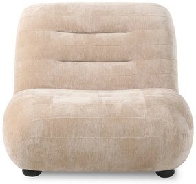 Бежово кадифено кресло Wyatt – Dutchbone
