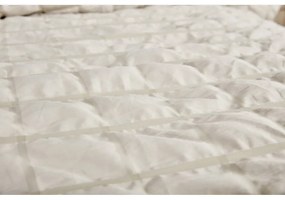 Бежово крепово спално бельо за единично легло 140x200 cm Naomi – My House