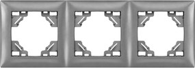 Тройна рамка за контакти OSTE JNH015-3F Grey