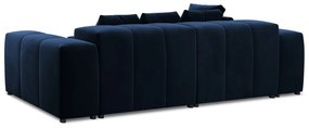 Ъглов диван от синьо кадифе (променлива) Rome Velvet - Cosmopolitan Design