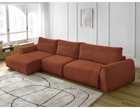 Оранжев ъглов диван Aden – Bobochic Paris