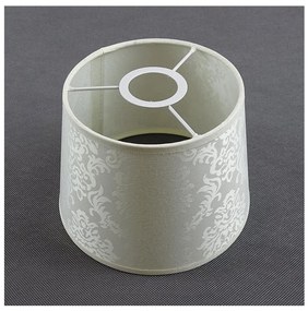 Универсален резервен абажур MIKA E27 14x19,5 см кремав