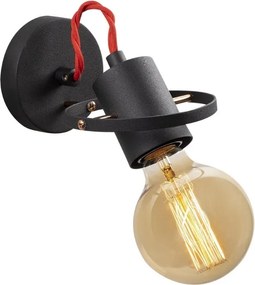 Стенно осветление Asen E27 в черен цвят 12x17x13см.