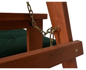 Зелена дървена градинска люлка Vegas Lux - Rojaplast