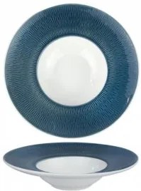 Horecano - Порцеланова чиния за паста 24см HELLA-STEEL BLUE-(HC-56567)
