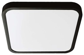 LED баня плафон 24W 230V IP44 4000K 29x29 см черен