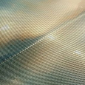 Картина на платно – Нежни тонове природа до езеро