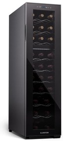 Klarstein Shiraz 27 Uno, охладител за вино, 2 зони, 83 л/27 бутилки, 5-18 / 5 - 18 °C, сензорно управление