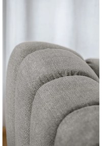 Светлосив ъглов диван (ляв ъгъл/U форма) Shell – Miuform