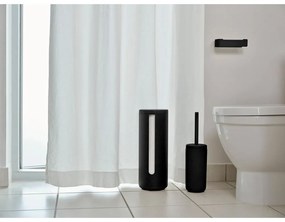 Черен стенен метален държач за тоалетна хартия Ume – Zone