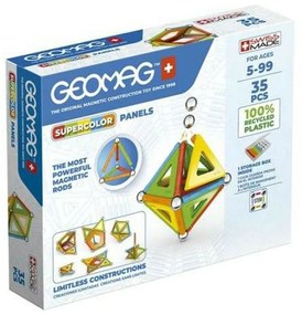 Строителна Игра Geomag Supercolor Panels Магнитна (35 pcs)