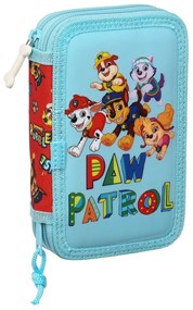 Ученически Комплект с Аксесоари The Paw Patrol Funday Червен Светло син (12.5 x 19.5 x 4 cm) (28 pcs)