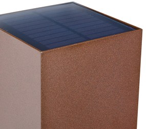 Външна стенна лампа ръждивокафява с LED IP65 соларна - Charlene