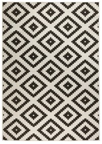 Черно-кремав килим за открито , 200 x 290 cm Malta - NORTHRUGS