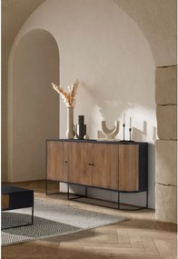 Скрин от масивно манго в естествен цвят 165x90x40 cm Curve – MOME