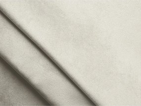 Кремав кадифен сгъваем/с място за съхранение диван 238 cm Kalena – Makamii