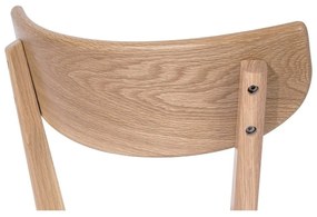 Дъбов трапезен стол с бяла седалка Arch - Bonami Essentials