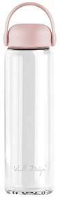 Розова стъклена бутилка 540 ml Fuori – Vialli Design