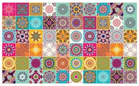 Комплект от 60 стикера за стена Tiles Vintage, 10 x 10 cm - Ambiance