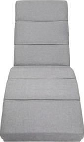 Релаксиращ масажен шезлонг Лондон с отопление textília sivá