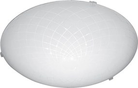 Плафониера БЮТИ LED, ø400, бял гланц, 24W, 4000K