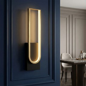 Аплик LED APP1782-W Brush Gold/Black
