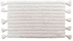 Бял килим за баня 50x80 cm Minatis – douceur d'intérieur