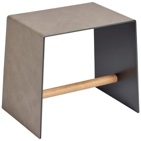 Сиво-бежов метален стол Bull – LIND DNA