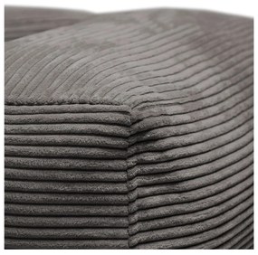 Тъмносив пуф от рипсено кадифе MooG – SLOWDOWN