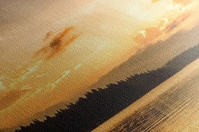 Картина на платно – Отражение на планинско езеро