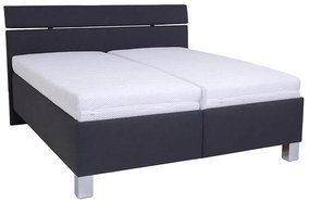 Тапицирано легло с място за съхранение без матрак ALIS 180x200 см антрацит