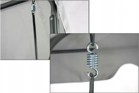 Удобна градинска люлка в сиво