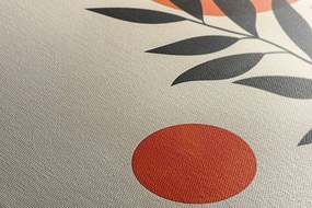 Картина на платно – Japandi листа