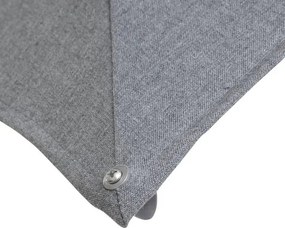 Градински чадър със странична стойка Hesperide Suenyo Sunbrella, Антрацит, 4x3 m