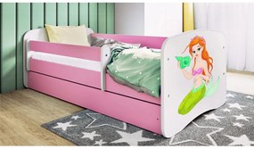 Детско легло Babydreams Cartoon-Roz-160 x 80-Mermaid