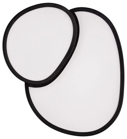 Черна LED светлина за таван 36x43,5 cm Rise - Trio