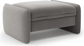 Тъмносива кадифена табуретка Georgia – Micadoni