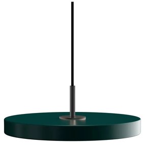 Тъмнозелено LED висящо осветително тяло с метален абажур ø 31 cm Asteria Mini – UMAGE