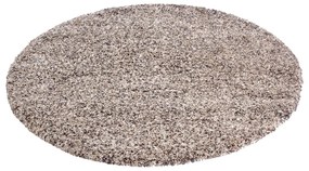 Бежов кръгъл килим ø 120 cm Shag - Hanse Home