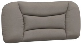 374529 vidaXL Мека табла за легло, таупе, 80 см, плат