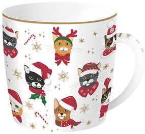 Порцеланова чаша CHRISTMAS FRIENDS CATS