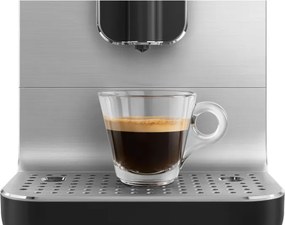 Еспресо машина SMEG Collezione BCC11BLMEU, 1350 W, 19 bar, 1.4 л, 8 функции, Вградена мелачка, Черен