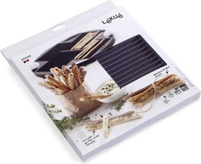 Форма за печене на солети и гризини Lekue 1009038, 240 мл, До 30 солети, Ø25x1.9 см, -60 до +220C, Кафяв