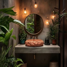 Умивалник за плот Mika Terracotta