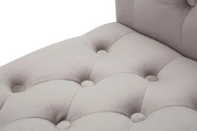 Кафяво-сива кадифена пейка Paris – Mauro Ferretti