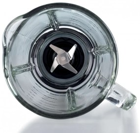 Блендер Ariete MODERNA 0585/01, 1000W, 4 ножа, 1.5 л, 4 скорости+пулс, Стъклена кана, Бял
