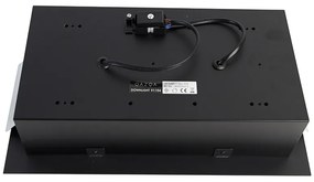 Вграден прожектор черен AR111 регулируем 2-светлина - Oneon