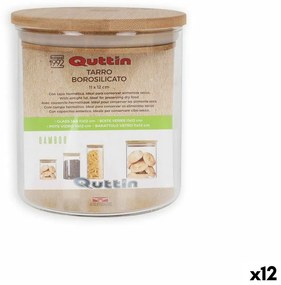 Буркан Quttin Силикон Боросиликатно Стъкло 700 ml (12 броя)