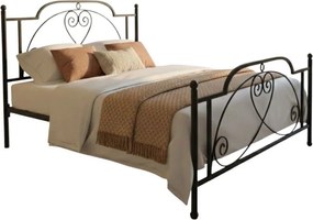 Легло Ellie-90x200-Silver Σφυρίλατο-Με ποδαρικό