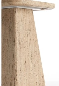 Странична масичка с скаменен плот за маса 40x40 cm Kepami – Light &amp; Living